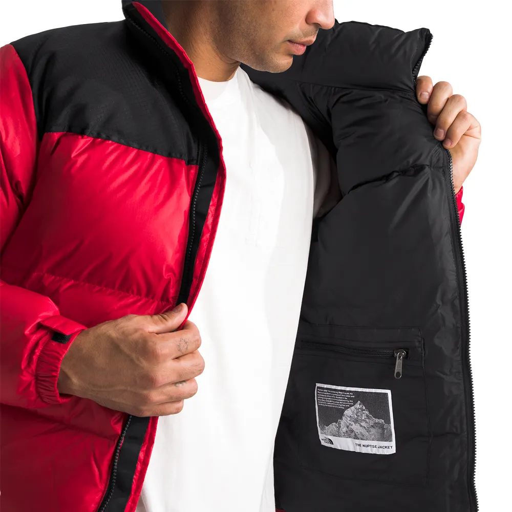 1996 Retro Nuptse Jacket 'Red/ Black'