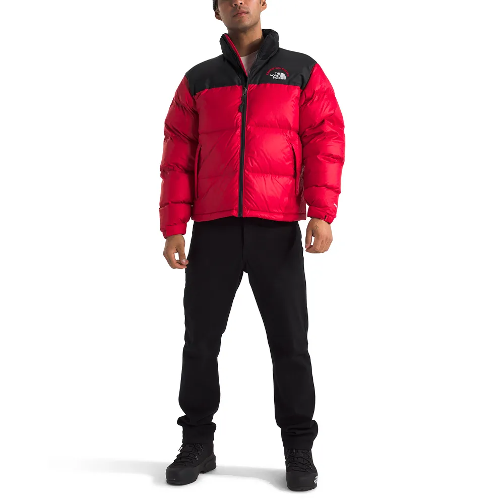 1996 Retro Nuptse Jacket 'Red/ Black'
