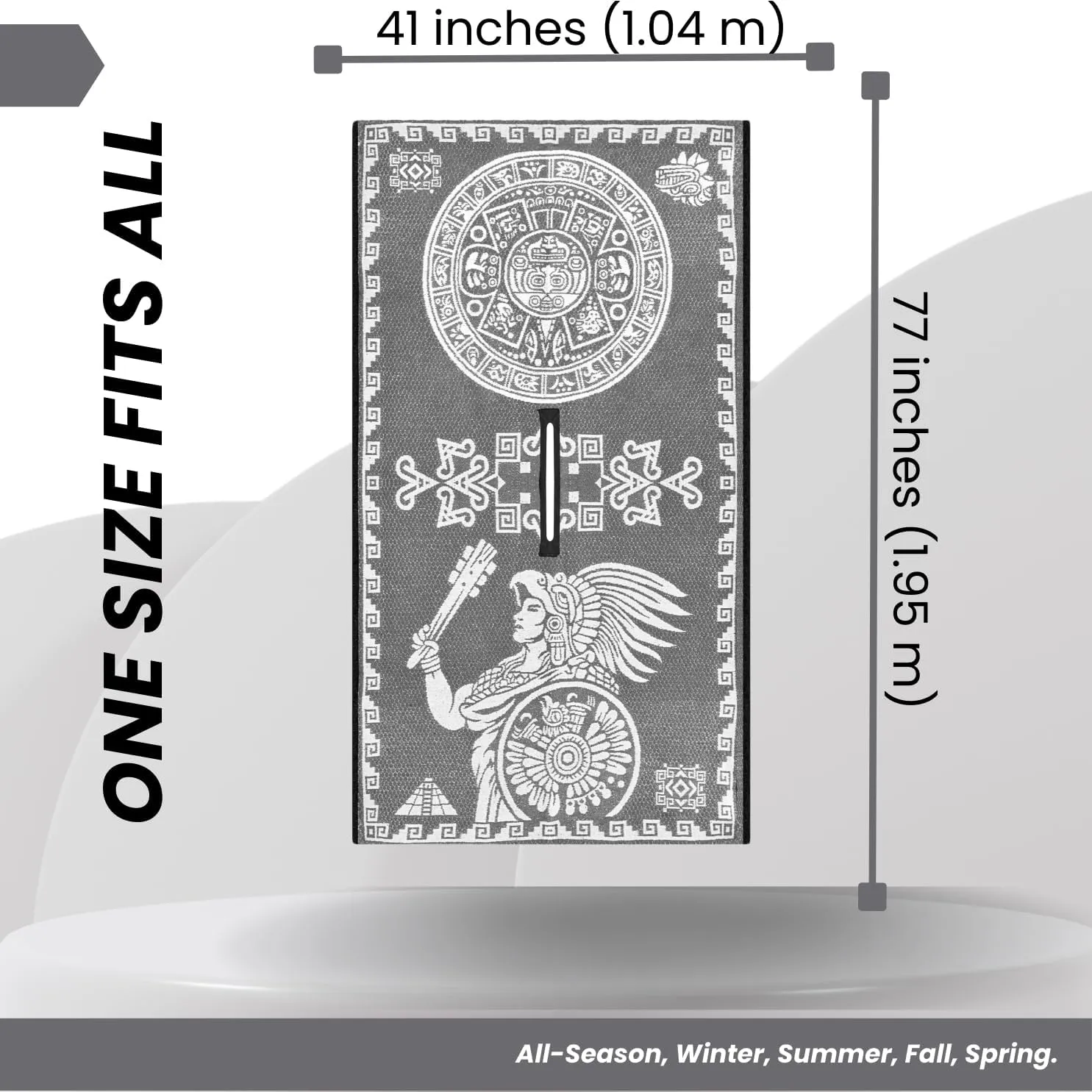 Artisans Bazaar Mexican Poncho Sarape Aztec Men Hombre Mexico Gabanes Mexicanos Western Cowboy Costume Adulto Jorongos