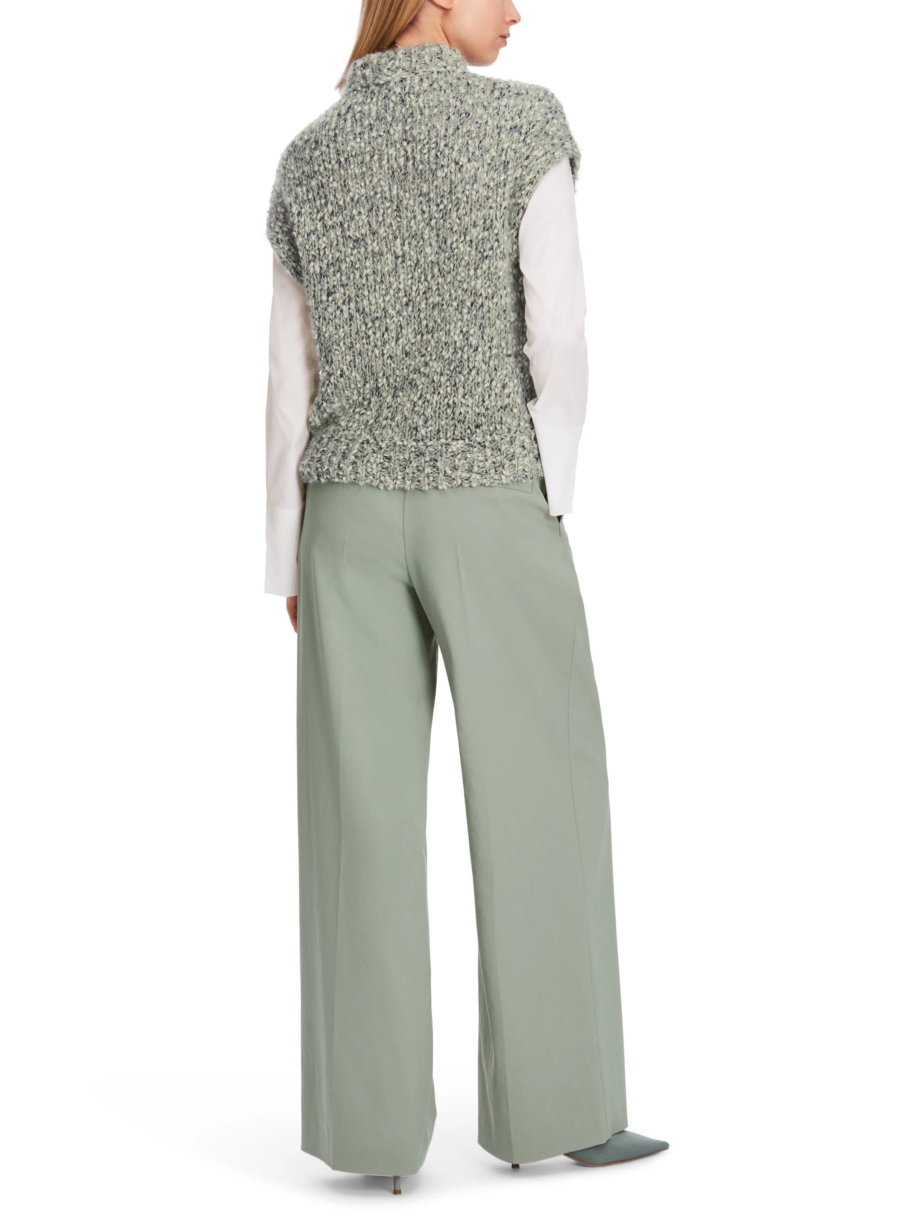 BOUCLE KNITTED VEST