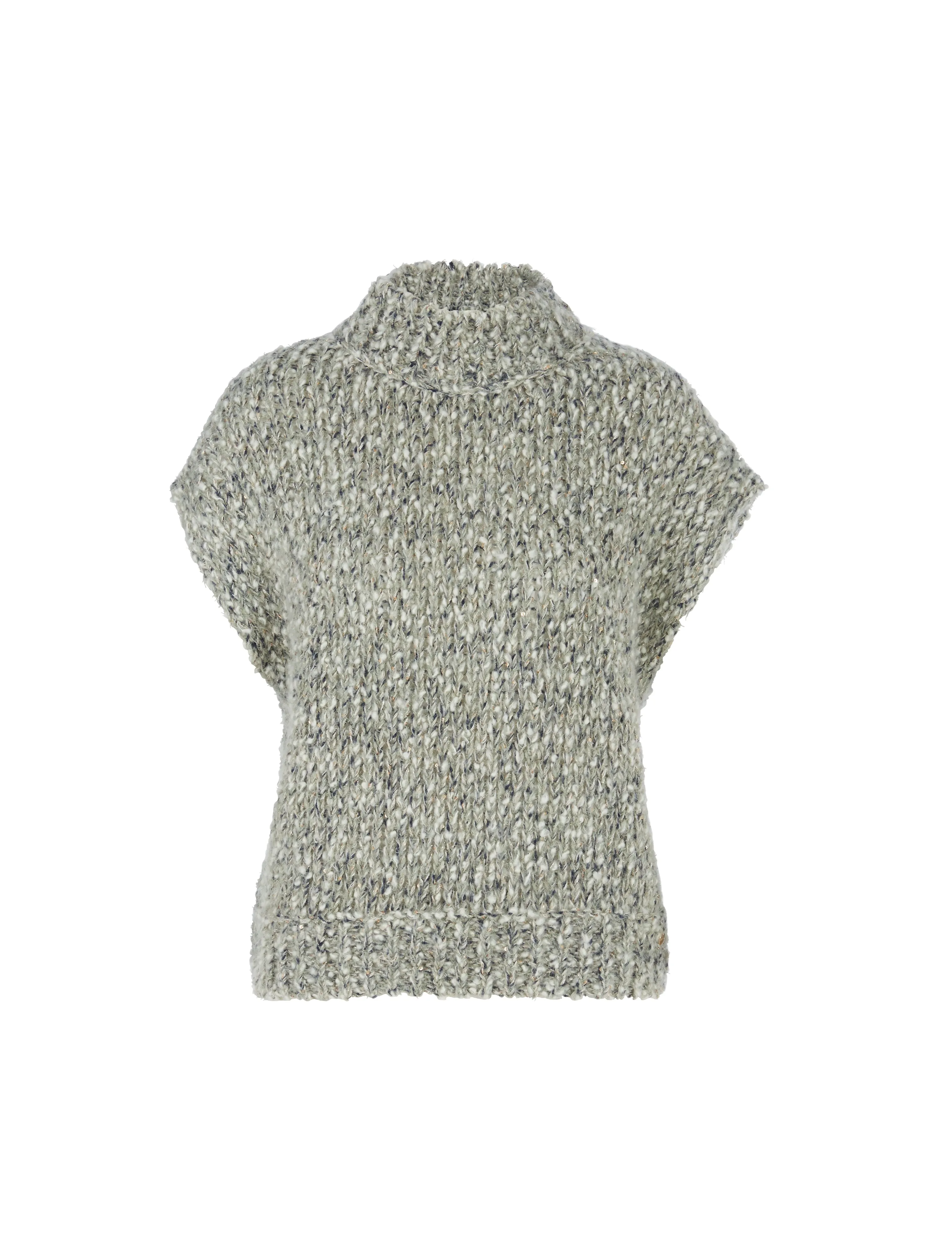 BOUCLE KNITTED VEST