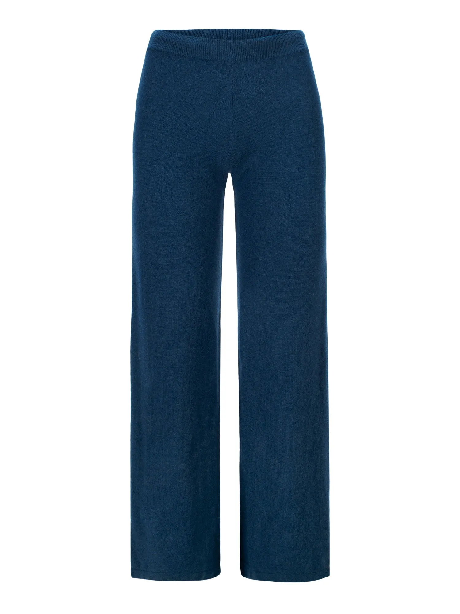 Cashmere pants "Classic pants" - mountain blue