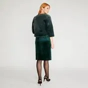 Dark Evergreen Fur Jacket