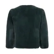 Dark Evergreen Fur Jacket