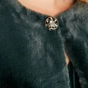 Dark Evergreen Fur Jacket