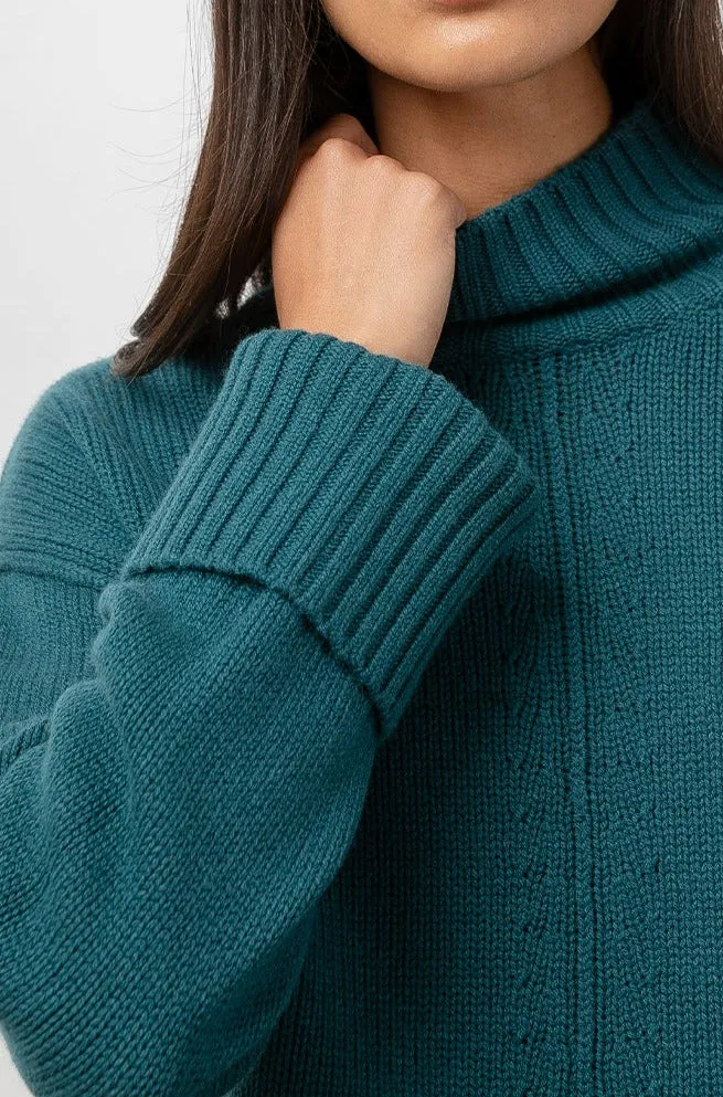 HALLE SWEATER - EVERGREEN
