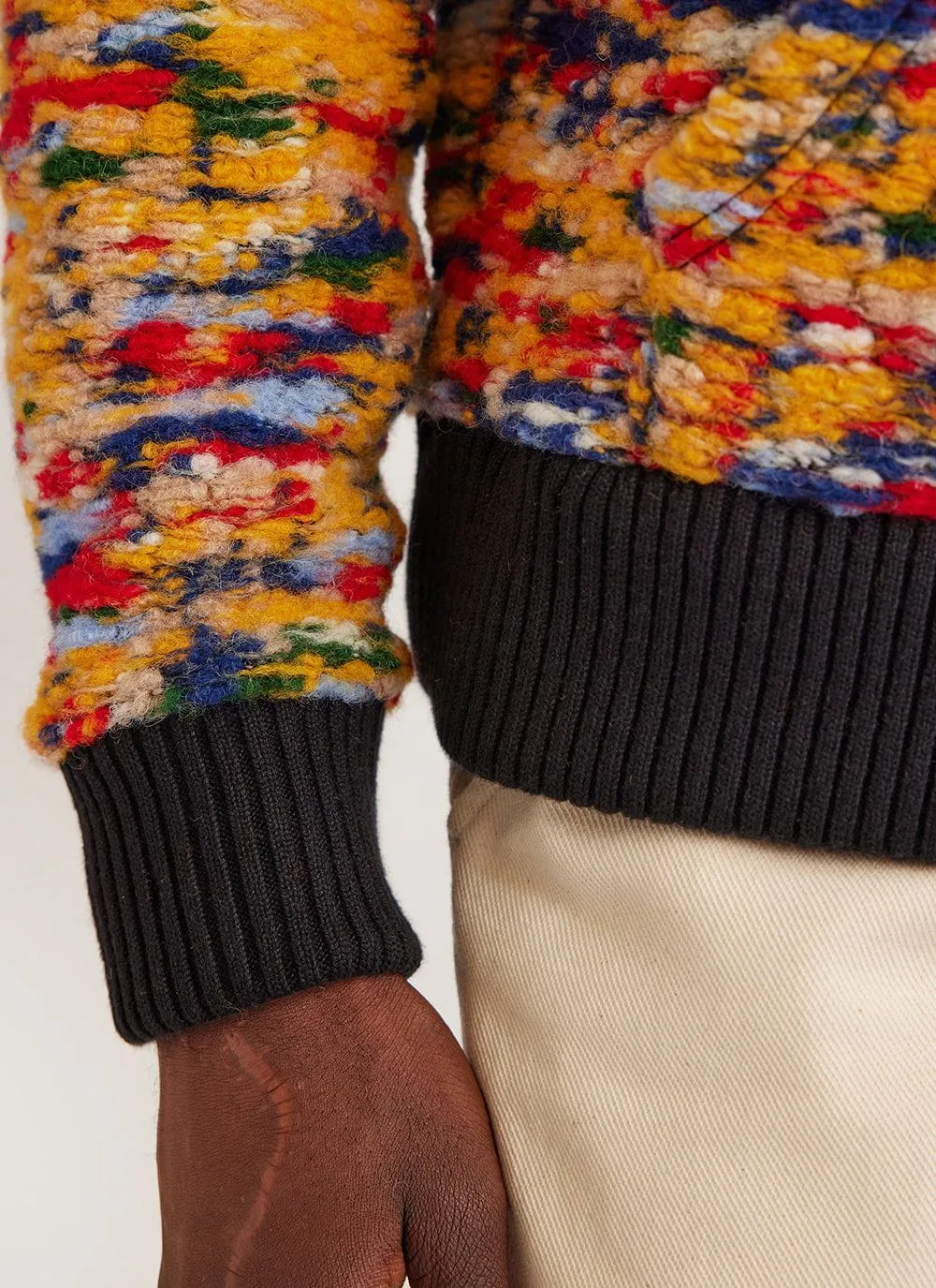 Jacquard Fleece | Wool | Mustard