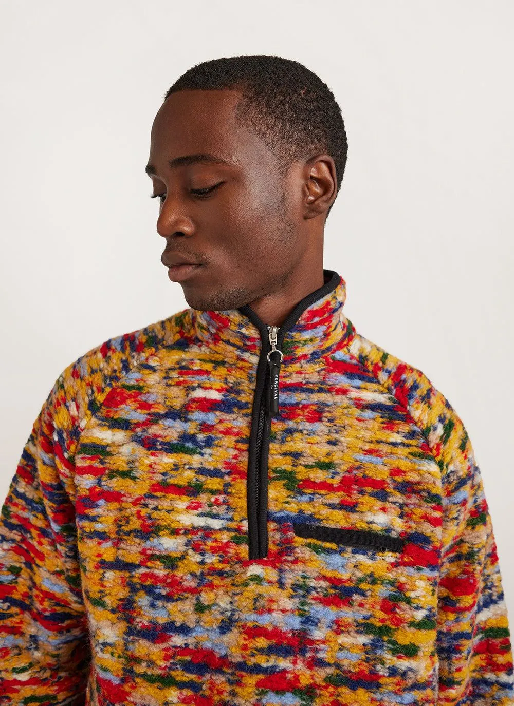 Jacquard Fleece | Wool | Mustard
