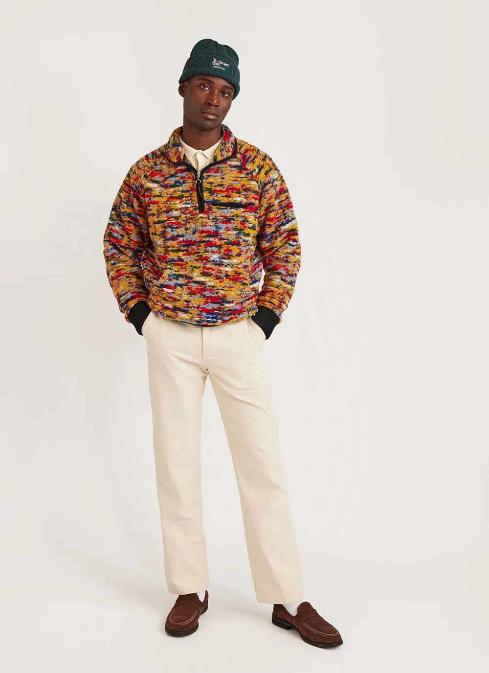 Jacquard Fleece | Wool | Mustard