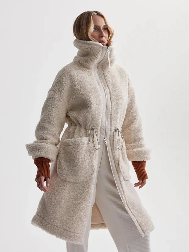 Logan Sandshell Sherpa Coat