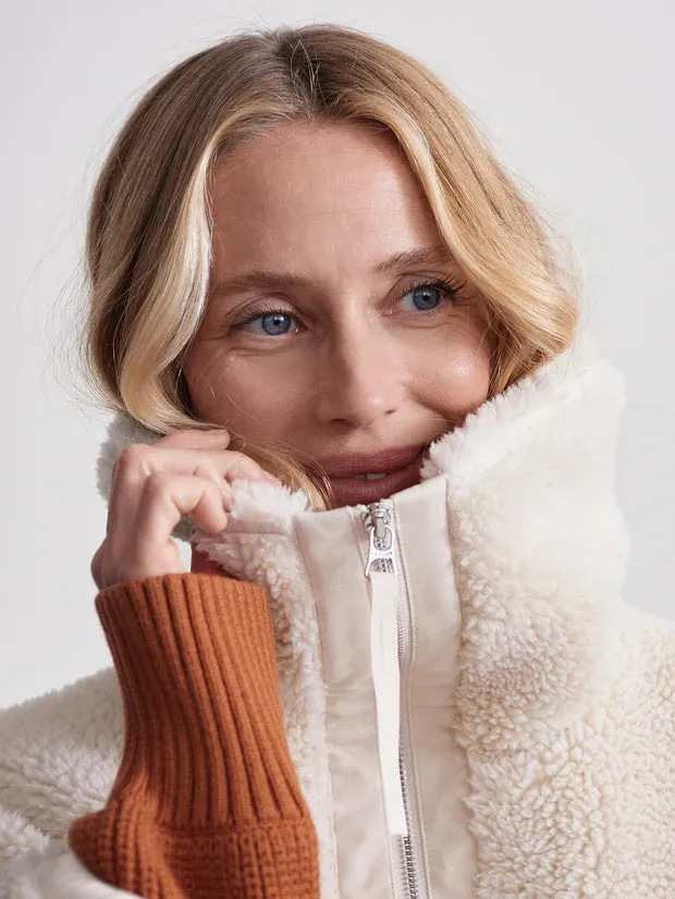 Logan Sandshell Sherpa Coat