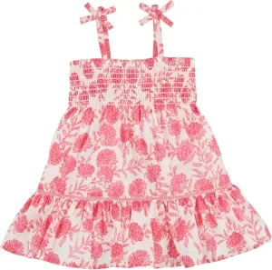 Mud Pie Baby Girls Children's Smocked Floral Dress