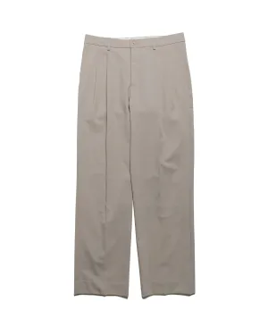 Norse Projects Benn Relaxed Light Wool Pleated Trouser Light Khaki