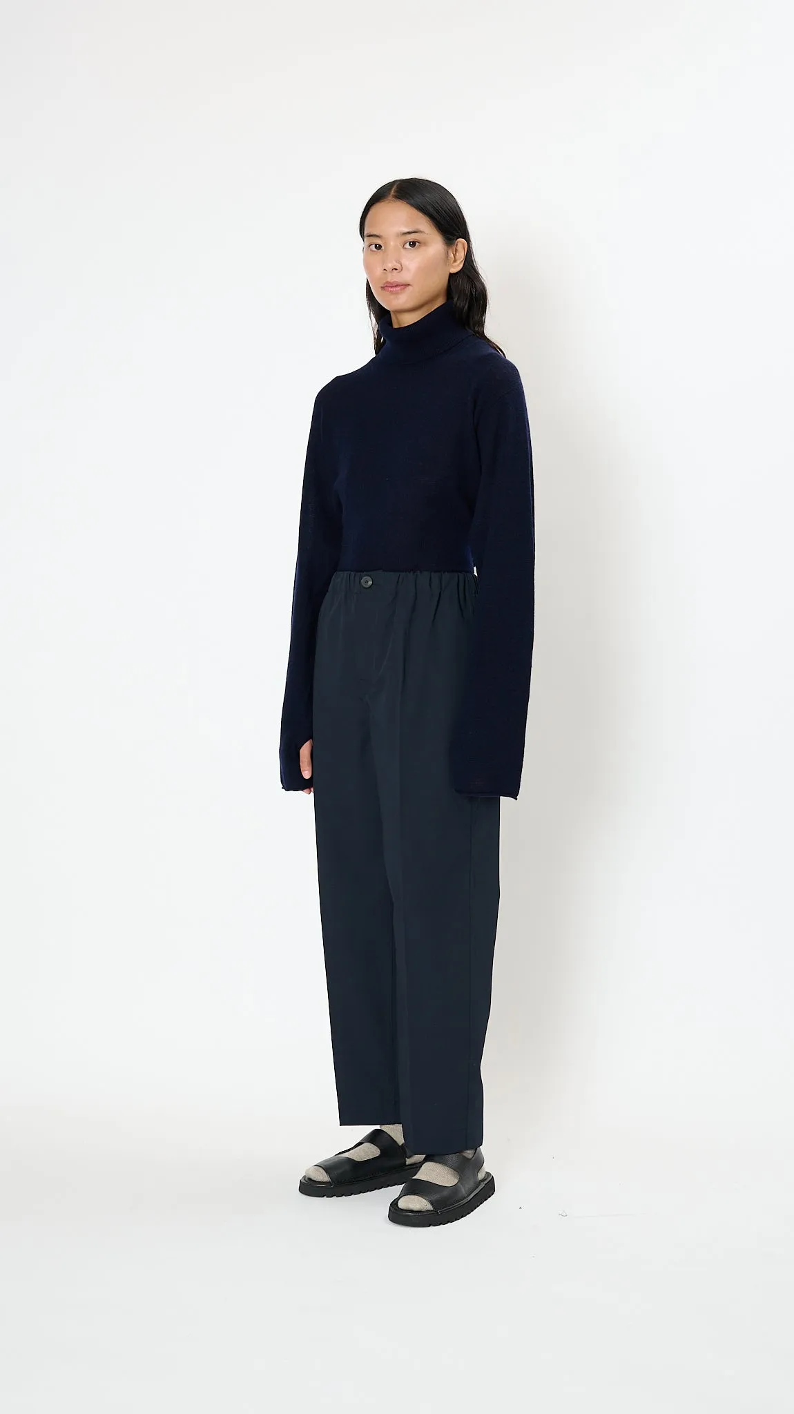 Pipers Classic Elastic Pant in Night Blue