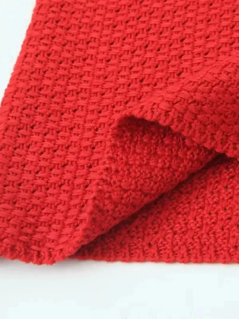 Red Sleeveless Knit Tie-Up Vest Perfect for Women