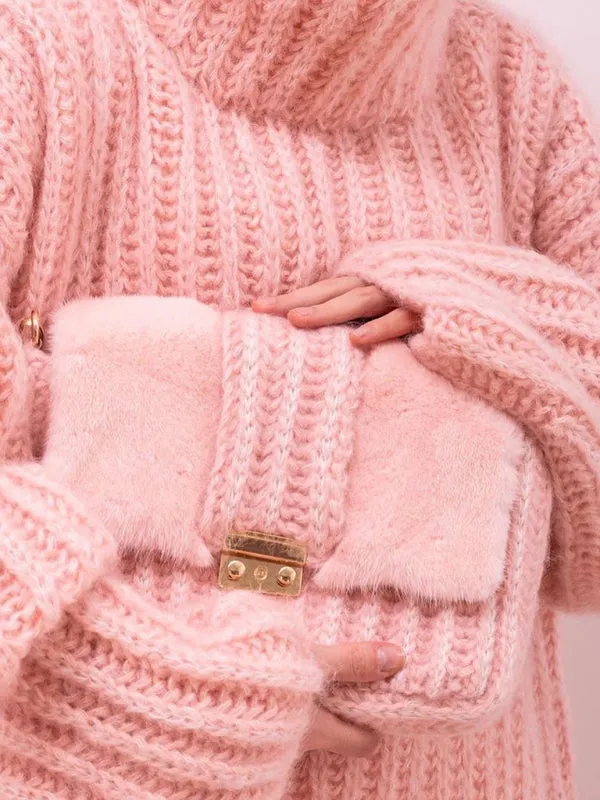 Relaxed Fit Chunky Turtleneck Sweater | Oversized Cozy Jumper