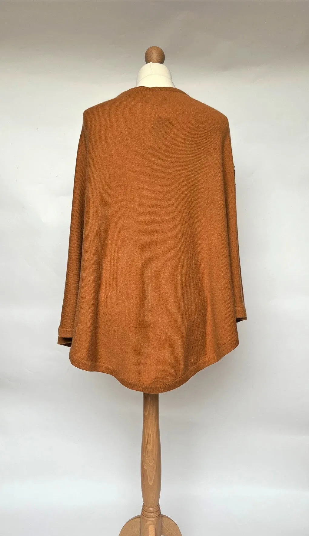 SALE 100% Cashmere Poncho Bedjacket (In stock, 3-day dispatch)