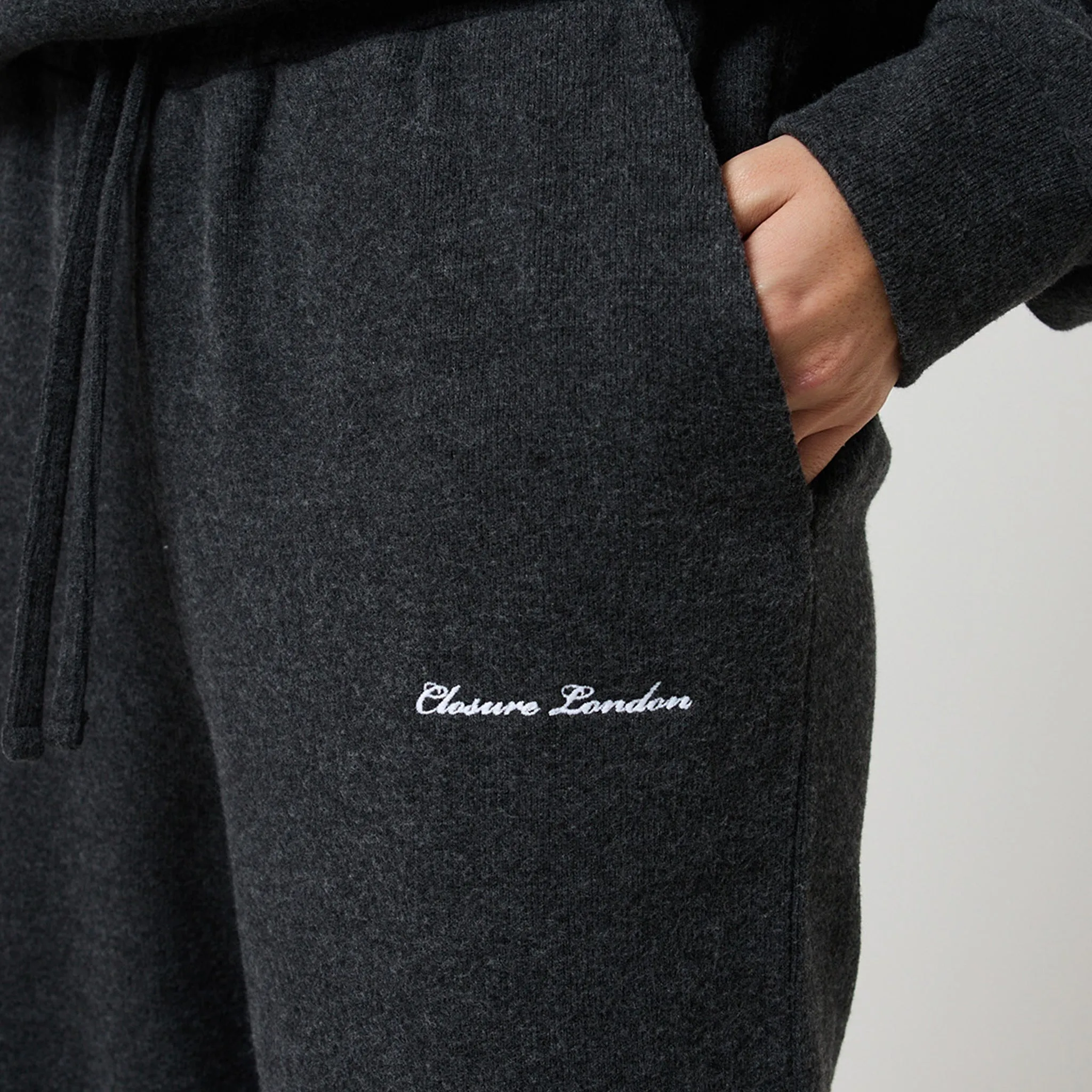 Soft Knit Tracksuit | Charcoal