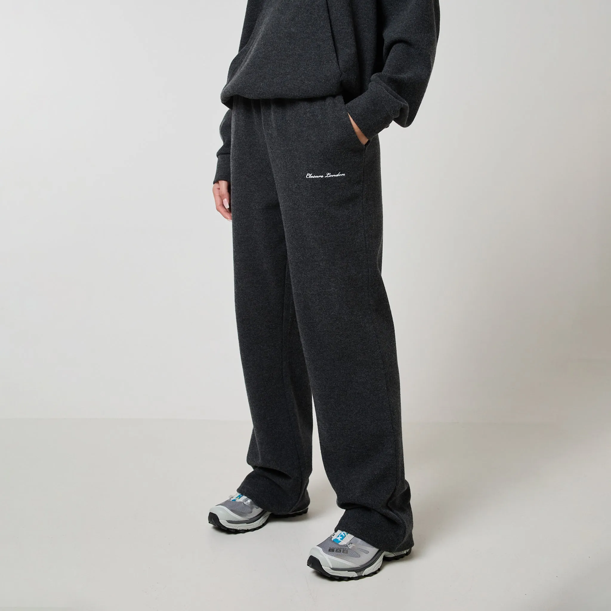 Soft Knit Tracksuit | Charcoal