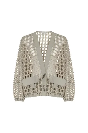 Trimmed Mesh Jacket