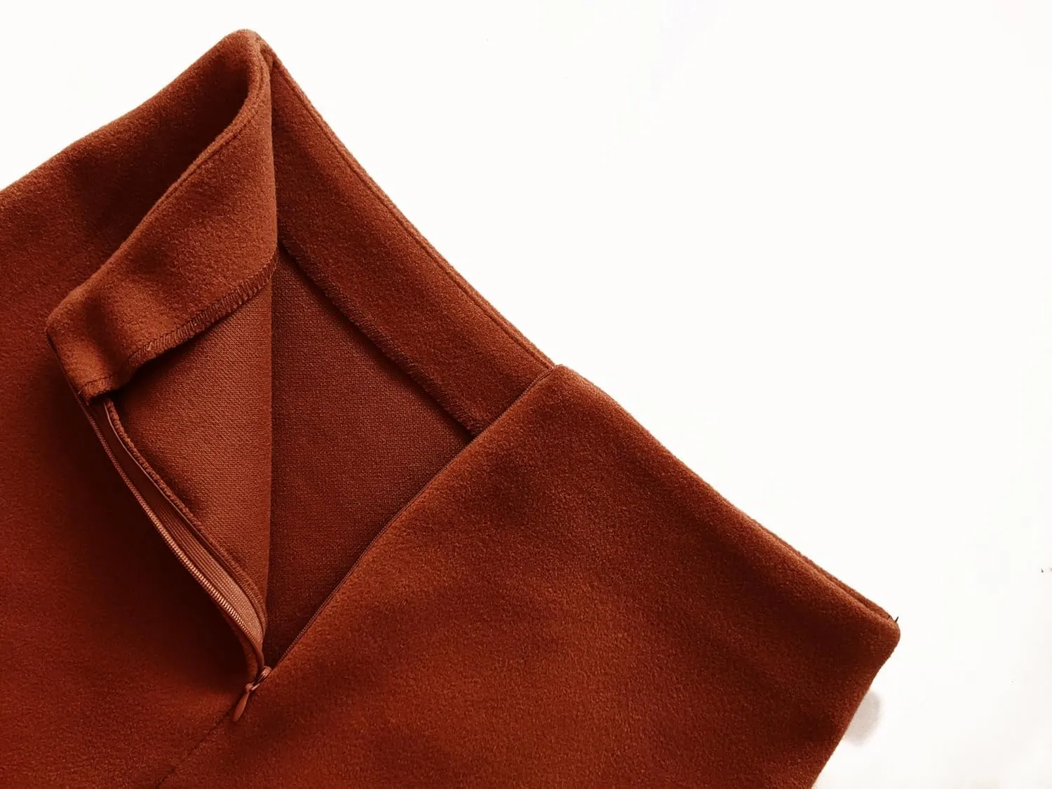 Women's High Waist Wool Fall Winter Mini Pencil Bodycon Skirt